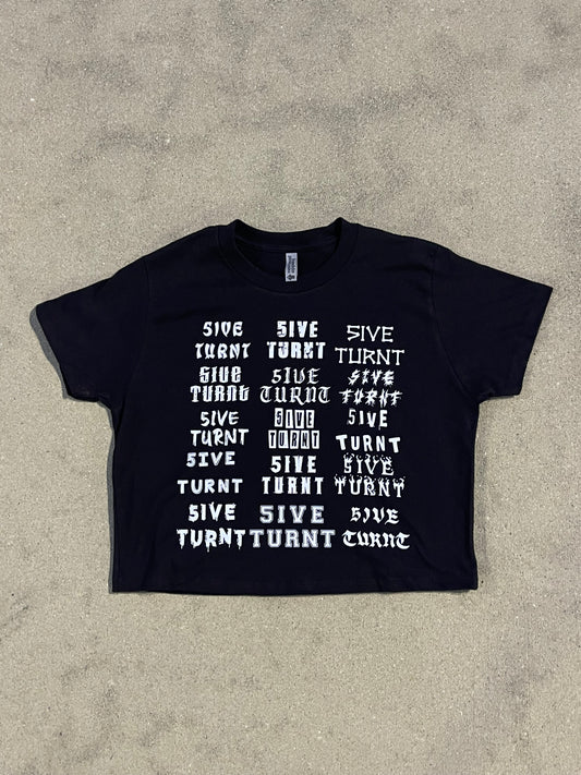 Women’s “5ive Turnt Fonts” Tee