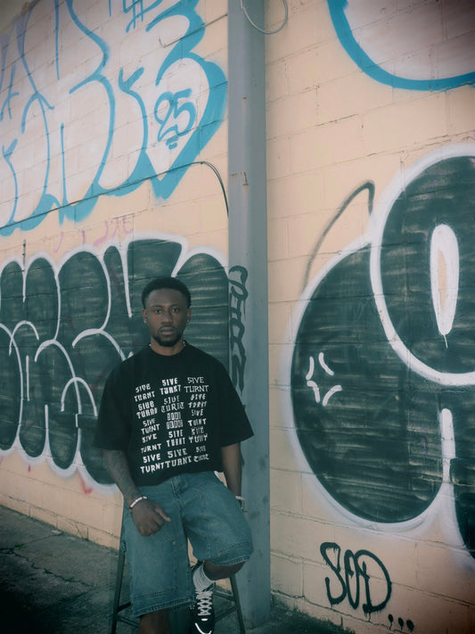 Men’s “5ive Turnt Fonts” Tee